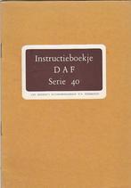 Instructieboek DAF serie 40. Handleiding voor de eigenaars, Vrachtwagen, Ophalen of Verzenden, Zo goed als nieuw