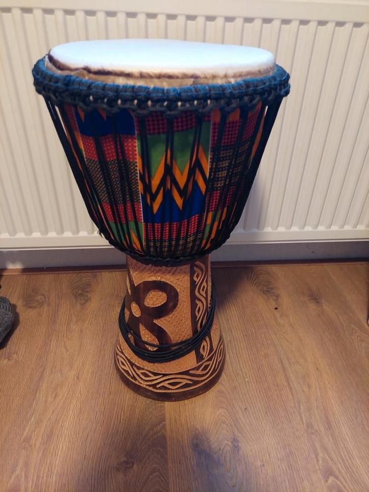Djembe Trommel - Afrikaanse Percussie, Muziek en Instrumenten, Percussie, Zo goed als nieuw, Trommel, Ophalen of Verzenden
