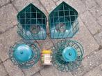 Diverse anti-kraai vogelvoeder kooitjes van Vivara, Ophalen of Verzenden, Zo goed als nieuw, Metaal, Overige typen