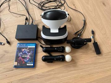 Playstation VR complete set met 2x PS-move beschikbaar voor biedingen