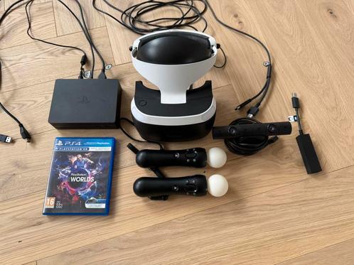 Playstation VR complete set met 2x PS-move, Spelcomputers en Games, Spelcomputers | Sony PlayStation Consoles | Accessoires, Zo goed als nieuw