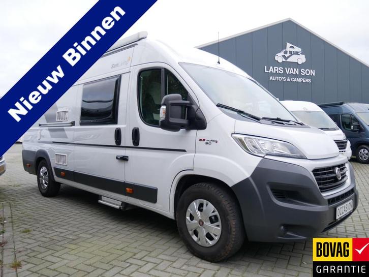 Sun Living Flexo SLX, Buscamper 6.40 Meter, Lengtebedden!, F, Caravans en Kamperen, Campers, Bedrijf, tot en met 2, Buscamper of Camperbus