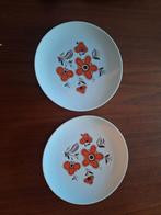 Arzberg Vintage Ontbijtbordjes - Retro Bloem, Gebruikt, Ophalen of Verzenden, Bord(en), Overige stijlen