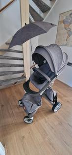 Stokke Explory, Kinderen en Baby's, Kinderwagens en Combinaties, Gebruikt, Combiwagen, Verstelbare duwstang, Ophalen