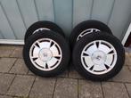 Honda Civic wieldoppen met 4-seizoenenbanden 195/65 R15 (202, Auto diversen, Wieldoppen, Ophalen of Verzenden