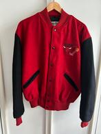 Vintage varsity basketbal jas jacket Chicago Bulls NBA USA, Ophalen of Verzenden, Zo goed als nieuw, Kleding