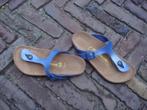 GRATIS VERZENDEN BLAUWE GIZEH BIRKENSTOCKS MT 37, Slippers, Birkenstock Gizeh 37, Zo goed als nieuw, Verzenden