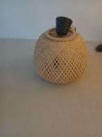 Rotan hanglamp, Huis en Inrichting, Lampen | Hanglampen, Ophalen, Zo goed als nieuw, Minder dan 50 cm