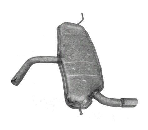 Uitlaat, Einddemper Seat Alte, Leon, Auto-onderdelen, Uitlaatsystemen, Seat, Nieuw, Ophalen of Verzenden