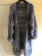 stoer cozy vest Hemisphere dusty blue/grey mt S of M, Ophalen, Maat 36 (S), Gedragen, Blauw