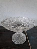 19e eeuw fruitschaal kristal. Wilhelmina slijpsel, Antiek en Kunst, Antiek | Glas en Kristal, Ophalen of Verzenden