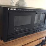 Philips Cassette Deck FC772, Ophalen of Verzenden, Dubbel, Philips