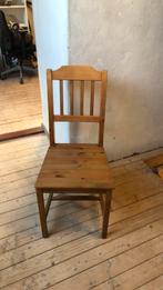 4 stoelen ikea, Huis en Inrichting, Stoelen, Ophalen, Gebruikt, Bruin, Hout