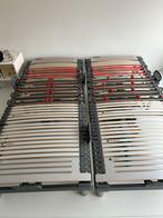 Twee elektrische lattenbodems 90x200, Ophalen, Gebruikt, 90 cm, Tweepersoons