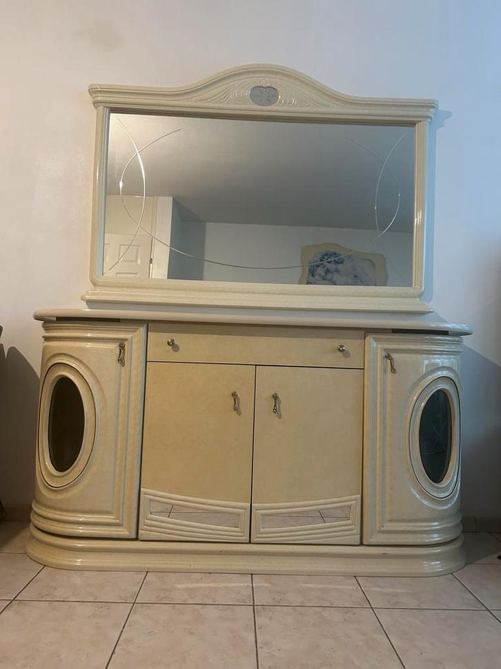 Spiegelkast combinatie - Stijlvol en praktisch!, Huis en Inrichting, Kasten | Buffetkasten, Gebruikt, 100 tot 150 cm, 100 tot 150 cm