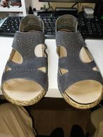 Rieker open Dames schoenen, Blauw, Zo goed als nieuw, Rieker, Sandalen of Muiltjes
