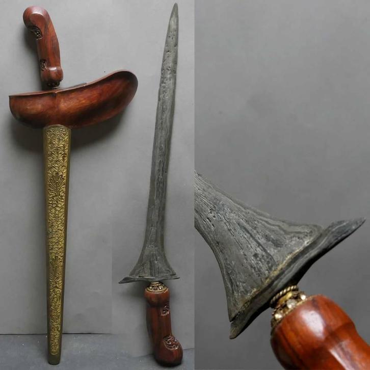 Keris Sepang uit Yogyakarta KX9 Indonesie Java, Antiek en Kunst, Kunst | Niet-Westerse kunst, Ophalen of Verzenden