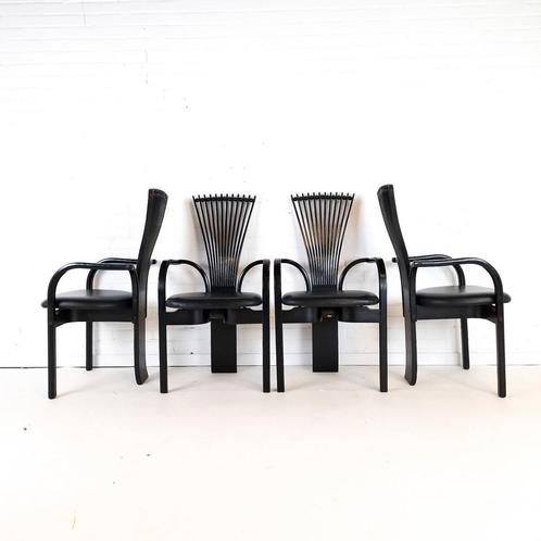 4x vintage stoel Totem Torstein Nilsen, Antiek en Kunst, Antiek | Meubels | Stoelen en Banken, Ophalen