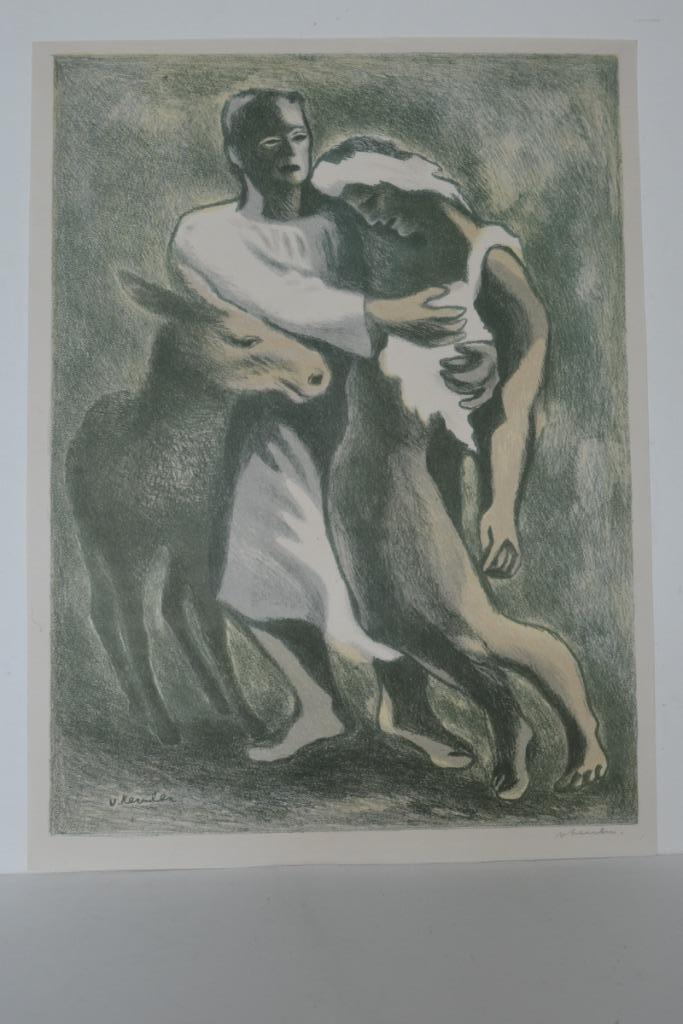 JAN VAN KEULEN BARMHARTIGE SAMARITAAN Mooie Litho 1947 SP15, Antiek en Kunst, Kunst | Litho's en Zeefdrukken, Verzenden