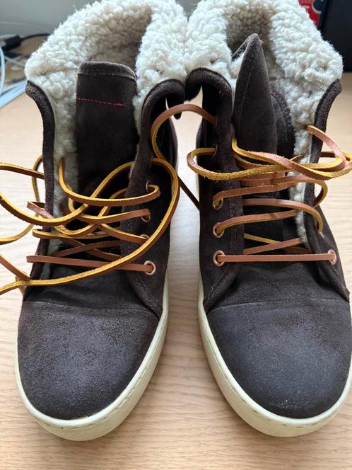 Bruine leren herenschoenen | Maat 41 | Fred de la Bretoniere, Kleding | Heren, Schoenen, Nieuw, Boots, Bruin, Ophalen of Verzenden