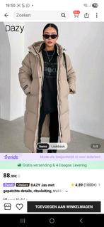 Niewue Winterjas - Maat M nooit gedragen, Kleding | Dames, Jassen | Zomer, Ophalen of Verzenden, Nieuw, Maat 38/40 (M), Beige