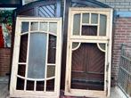 Prachtige antieke art deco kozijnen, Ophalen of Verzenden, 120 tot 160 cm, Gevelraam of Ruit, 160 cm of meer