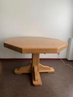 Eiken Eettafel Achthoekig, Ophalen, Zo goed als nieuw, Rond, Hout