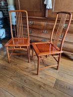 2 chinese eetkamerstoelen , bijna gratis, Antiek en Kunst, Antiek | Meubels | Stoelen en Banken, Ophalen