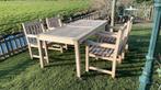 Hardhouten tuinset., Tuin en Terras, Ophalen of Verzenden, Gebruikt