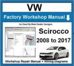 Volkswagen Scirocco 2008-2017 Workshop manual op DVD in PDF, Auto diversen, Handleidingen en Instructieboekjes, Verzenden