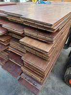 Massief hardhouten vloer 65m2, Ophalen, Gebruikt, Vloerdelen of -planken, 10 m² of meer