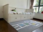 Ikea Hemnes bed-bank met matras, Huis en Inrichting, Slaapkamer | Bedden, Ophalen, Hemnes, Wit, Tweepersoons