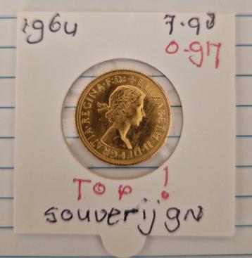 Gouden  souvereing 1964  beschikbaar voor biedingen