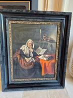 Antiek schilderij op doek, Ophalen of Verzenden