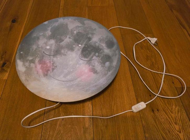 Wandlamp Ga Slapen Maan - Hartendief Design, Huis en Inrichting, Lampen | Wandlampen, Nieuw, Kunststof, Ophalen of Verzenden