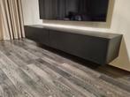 Strak mat zwart tv meubel 2 stuks €160,-, Ophalen of Verzenden, Zo goed als nieuw, 25 tot 50 cm, Minder dan 100 cm