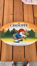 MC La Chouffe bord ZELDZAAM, Ophalen of Verzenden, Zo goed als nieuw, Reclamebord, Plaat of Schild, Overige merken