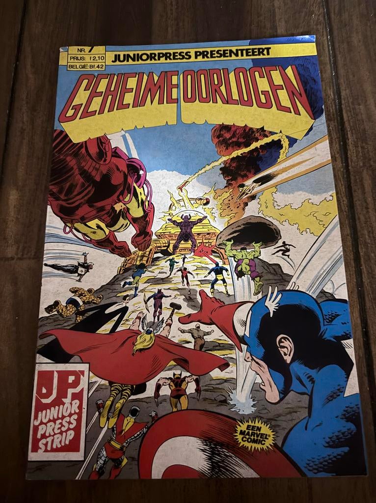 Geheime Oorlogen Juniorpress Marvel Comic, Boeken, Strips | Comics, Eén comic, Ophalen of Verzenden, Gelezen, Europa