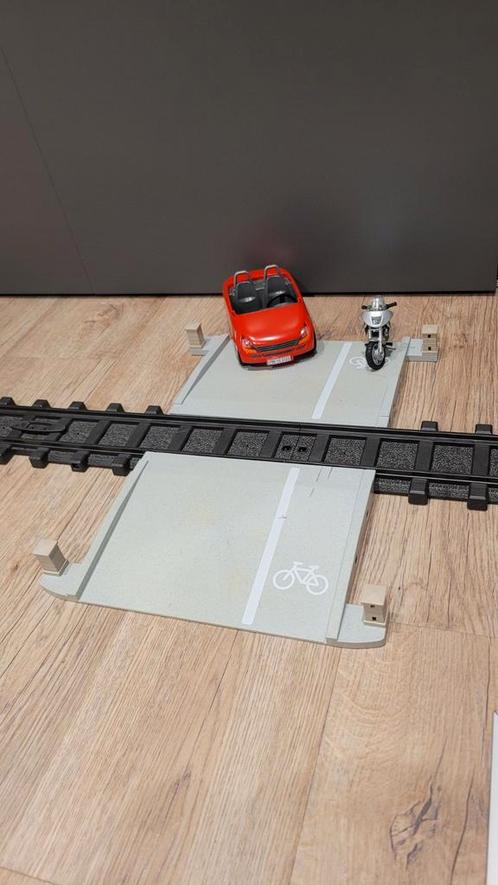 Playmobil 4383 spoorwegovergang trein wagon lgb rails auto, Kinderen en Baby's, Speelgoed | Playmobil, Ophalen of Verzenden