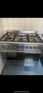 Smeg Gasfornuis - 6 Pits, Ophalen, Gebruikt, 60 cm of meer, Gas