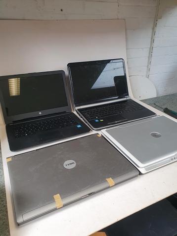 4 Oude Laptops beschikbaar voor biedingen
