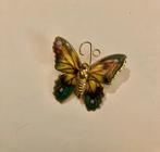 Vintage gekleurde vlinder broche speld costume Jewelry boho, Sieraden, Tassen en Uiterlijk, Broches, Overige materialen, Minder dan 4 cm