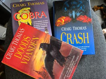 Craig Thomas boeken 3 stuks Crash Cobra Doodsvijanden beschikbaar voor biedingen