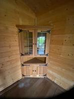 Eiken hoekkast uit Oisterwijk, Huis en Inrichting, Ophalen, Gebruikt, Eikenhout, 50 tot 100 cm