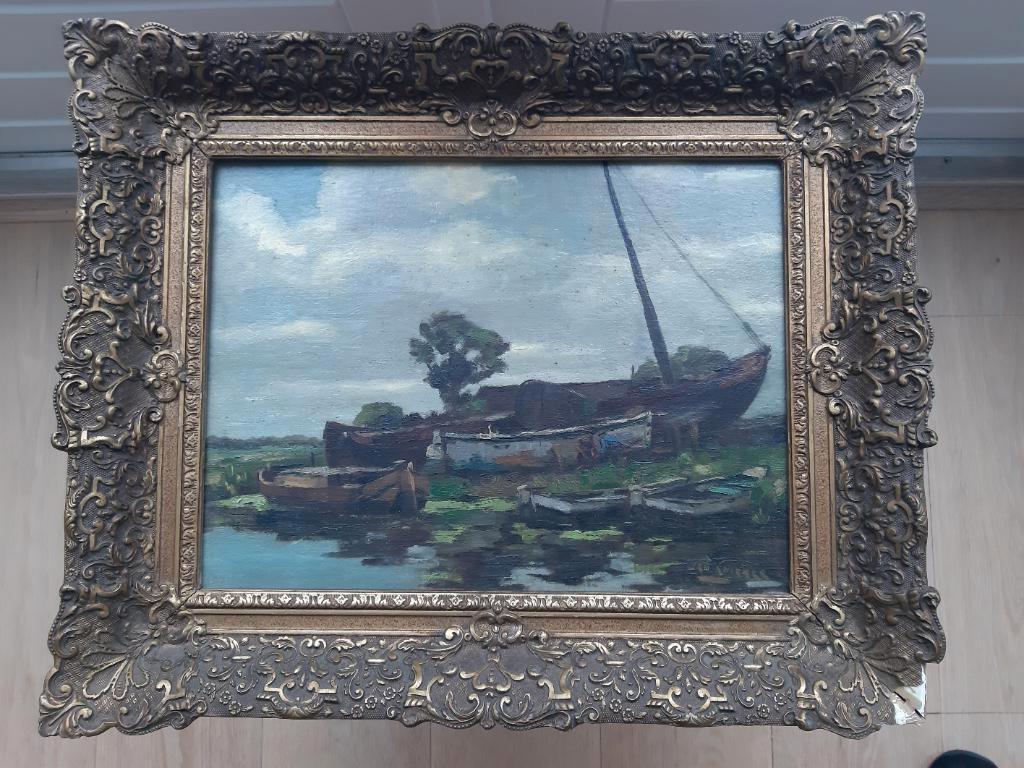 Jan Knikker schilderij maroufle.