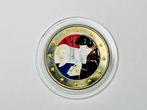 2 Euro herdenkingsmunt Erasmus Rotterdam 2011 (UNC) gekleurd, Ophalen of Verzenden, Overige landen, 2 euro, Losse munt