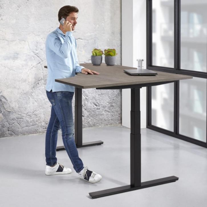 MN Vicenza Elektrisch Zit Sta Wingbureau, Huis en Inrichting, Bureaus, Ophalen of Verzenden