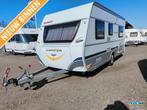 Dethleffs Camper 450 DB Mover Lengtebed Zit Unico, Caravans en Kamperen, Caravans, Schokbreker, Rondzit, Bedrijf, Lengtebed