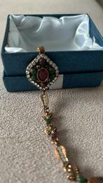 Nieuwe metalen armband met stenen, Verzenden, Nieuw, Met edelsteen, Overige kleuren