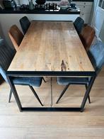 Mango Houten Eettafel 180x90, Gebruikt, 150 tot 200 cm, Vier personen, Rechthoekig